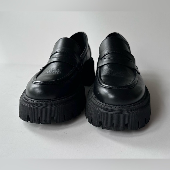 Nasty Gal Leather Chunky Loafers 40 EU / 9 US - Picture 6 of 15